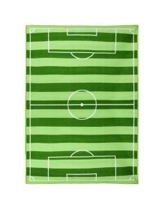 Children's carpets, Football, green, 100% nylon, 133x190 cm
