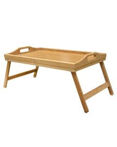 Bed table, bamboo, natural, 50x30cm