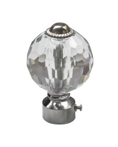 Knobs for stainlees steel rod, dia 28 mm