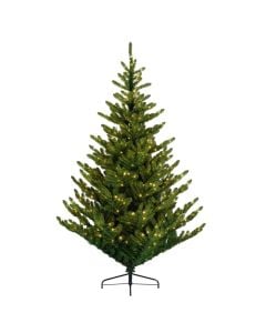 Pemë Viti i Ri, 150cm, jeshile / nuanca të bardha