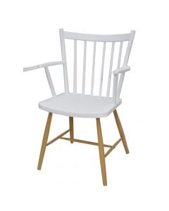 BELVEDERE chair,metalic construction with plastic seat, natural color, 48x47x88cm