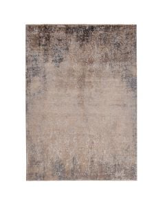 Hawara carpet, 45% polyester / 45% cotton, neoclassical, brown shade, 230 x 160 cm
