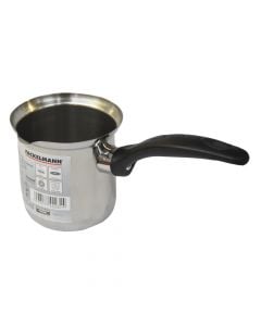 Induction coffee pot, metallic, 450 ml