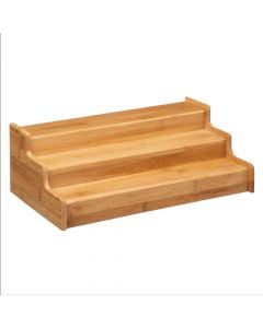 Spices rack, bamboo, natural, 31x20xH11 cm