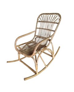 KAZAN rocking chair, natural wicker Rattan, 64 x 104 x 100 cm