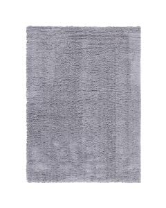 Shagi carpet MADISON, dark gray, yarn 45mm, 55% polyester / 34% jute, latex bottom layer, 160 x 230 cm
