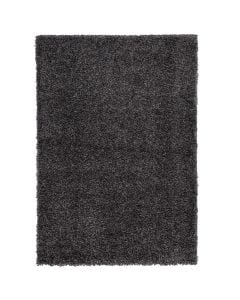 BOSTON shagi carpets, dark gray, 30mm yarn, 70% synthetic yarn - 30% jute, 150 x 220 cm