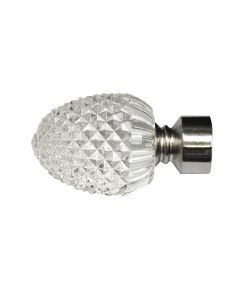 Knobs for stainlees steel rod, dia 28 mm