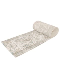 rug Sila,  neoclassical,  heatset,  brown / beige,  80 cm