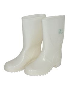 Safety short boots, PVC, white, Nr.43