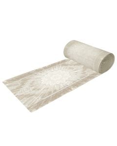 Rrugicë Opera , neoklasik, poliestër + heatset, nuanca bezhë, 80 cm
