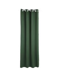 Sunshade curtain with rings, green, polyester, 140 x 260 cm