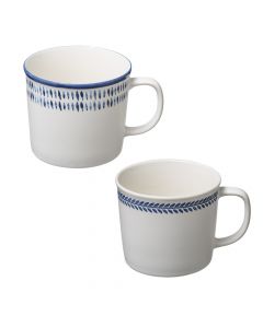 Filxhan, Ellinika, porcelan, e bardhë/blu, Ø12 cm, 36 cl