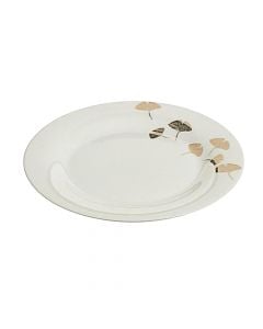 Dessert plate, Gingko, porcelain, multicolor, Ø19 cm