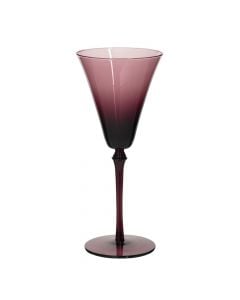 Wine glass, Cab, glass, plum, Ø10 xH23 cm, 28 cl