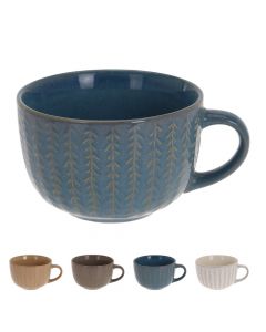 Soup bowl, pottery, assorted, Ø12 xH7.6 cm, 450 ml