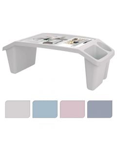 Bed table, polypropylene, assorted, 60x30xH21 cm