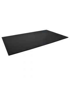 Suprinë tavoline, HPL, e zezë, 140x80 cm