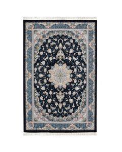 Tapet Persian, 100% akrilik, blu e errët me ngjyra të ndryshme, 300 x 400 cm