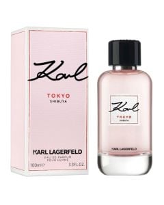 Eau de parfum (EDP) për femra, Tokyo Shibuya, Karl Lagerfeld, qelq, 100 ml, rozë, 1 copë