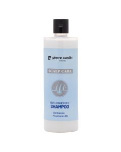 Shampo për flokët, për trajtimin e zbokthit, Pierre Cardin, plastikë, 400 ml, blu, 1 copë