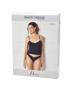 Set me veshje intime për femra, kanotierë dhe mbathje, Magic Dream, pambuk, mikse, 2 copë