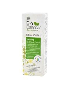 Krem qetësues për trajtimin e lëkurës, DermaSoothe™, Bio Balance, plastikë, 55 ml, e bardhë dhe e gjelbër, 1 copë