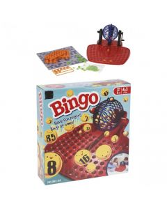 Lojë tavoline Bingo për fëmijë, Bingo Game, plastikë, 29.2x28x8 cm, e kuqe dhe e verdhë, 1 copë