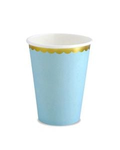 Cup, "Pastelove", sky-blue, 6 pieces