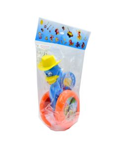 Walker toy for baby's first steps, Rattle Duck, plastic, 34 cm, miscellaneous, 1 piece