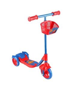 Monopatinë për fëmijë, plastikë dhe alumin, 70 cm, e kuqe dhe blu, 1 copë