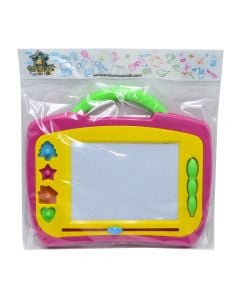 Magnetic drawing board for children, plastic and carbon steel, 33.5x27.5x2 cm, miscellaneous, 1 piece