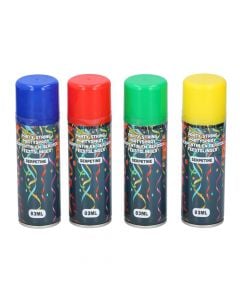 Spray me shkumë dekorative për festa, Serpentine, metal, 83 ml, mikse, 1 copë