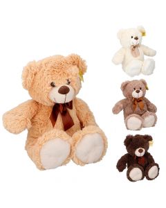 Plush toy bear, Sunkid, synthetic polyester, 54 cm, assorted, 1 piece