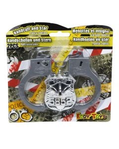 Set of policeman accessories for children, plastic, 10x9.5x6.5 cm, gray, 2 pieces