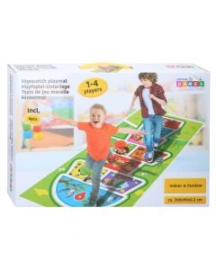 Hopscotch playmat for kids, Lifetime Games, rubber, 200x90x0.2 cm, assorted, 1 piece