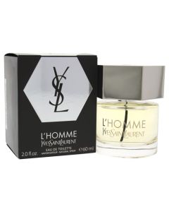 Eau de toilette (EDT) for men, L'Homme, Yves Saint Laurent, glass, 60 ml, green, 1 piece