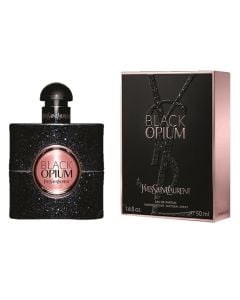 Eau de parfum (EDP) for women, Black Opium, Yves Saint Laurent, glass, 50 ml, pink and black, 1 piece