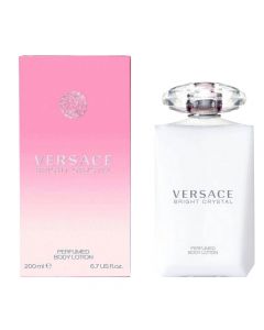 Locion i parfumuar për trupin, për femra, Bright Crystal, Versace, qelq, 200 ml, rozë dhe e bardhë, 1 copë