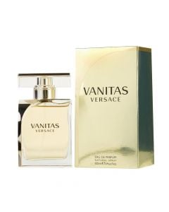 Eau de parfum (EDP) për femra, Vanitas, Versace, qelq, 100 ml, e verdhë, 1 copë