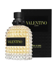 Eau de toilette (EDT) for men, Uomo Born in Roma Yellow Dream, Valentino, glass, 100 ml, yellow, 1 piece