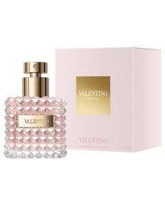 Parfum për femra, Valentino, Donna, EDP, qelq, 50 ml, rozë dhe gold, 1 copë