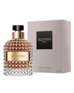 Eau de toilette (EDT) for men, Uomo, Valentino, glass, 100 ml, brown, 1 piece
