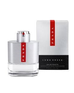 Parfum për meshkuj, Luna Rossa, Prada, EDT, qelq, 50 ml, e kuqe dhe argjend, 1 copë