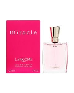 Eau de parfum (EDP) for women, Miracle, Lancôme, glass, 30 ml, pink, 1 piece