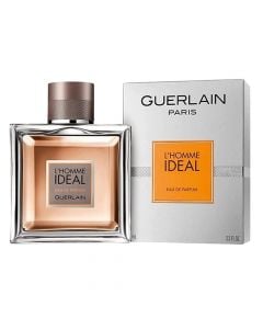 Eau de parfume (EDP) per meshkuj, Guerlain, L'Homme Ideal, edp 100 ml, qelq dhe metal, gri 1 copë