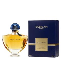 Parfum për femra, Shalimar, Guerlain, EDP, qelq, 90 ml, blu dhe gold, 1 copë