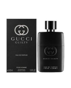 Eau de parfum (EDP) for men, Guilty Pour Homme, Gucci, glass, 50 ml, black, 1 piece