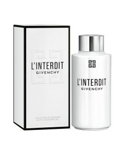 Perfumed bath and shower oil for women, L'Interdit, Givenchy, glass, 200 ml, pastel pink, 1 piece