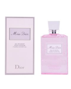 Perfumed foamy shower gel for women, Miss Dior, Christian Dior, glass, 200 ml, pink, 1 piece